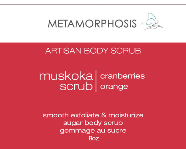 Muskoka Cranberry & Orange Sugar Scrub