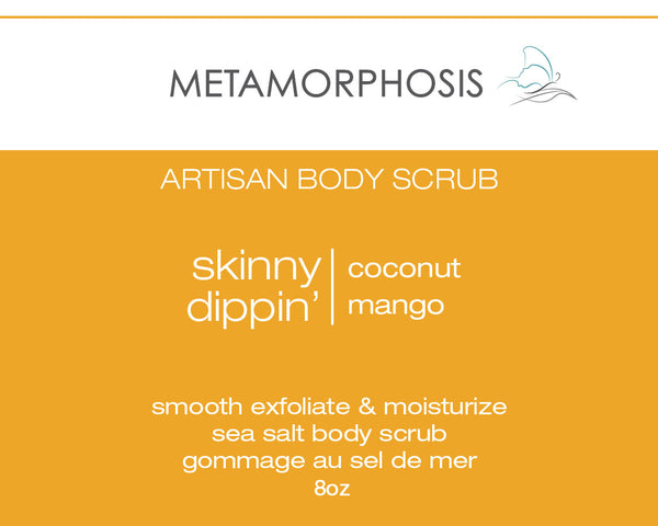 Skinny Dippin’ Coconut & Mango Sea Salt Scrub