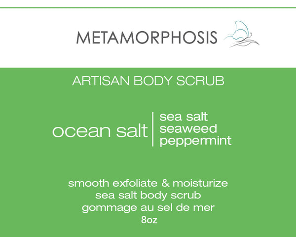 Ocean Salt Scrub with Seaweed & Mint