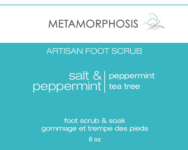 Salt & Peppermint Foot Scrub
